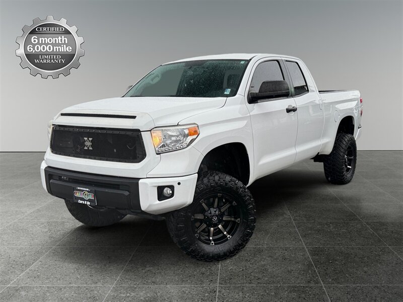 Super White 2016 Toyota Tundra SR5 Double Cab 5.7L Pickup Truck 4X2 Automatic