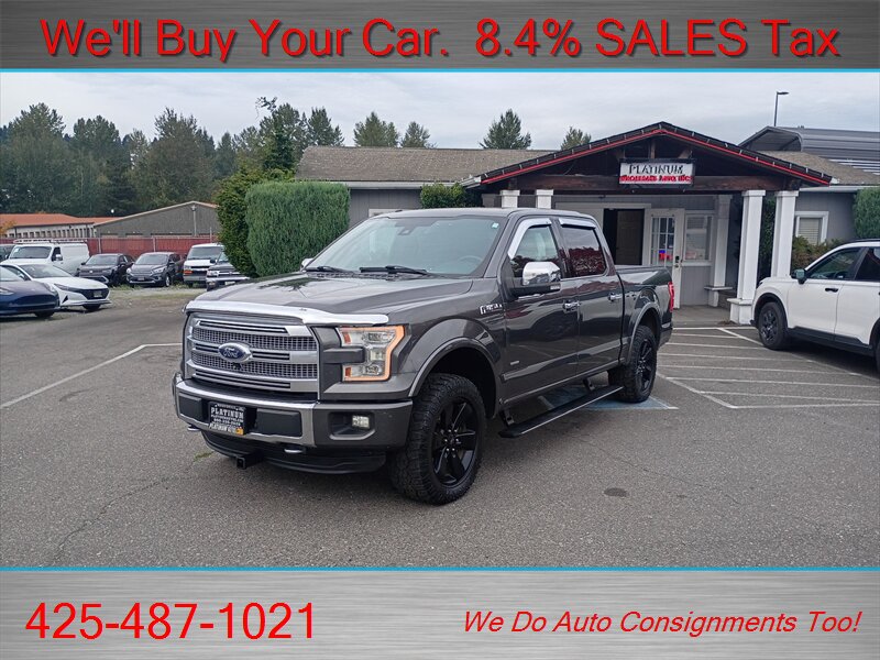 2015 Ford F-150 PLATINUM EDITION - Photo 1 - Woodinville, WA 98072