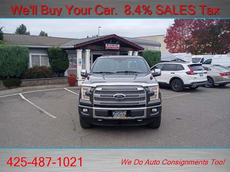 2015 Ford F-150 PLATINUM EDITION - Photo 2 - Woodinville, WA 98072