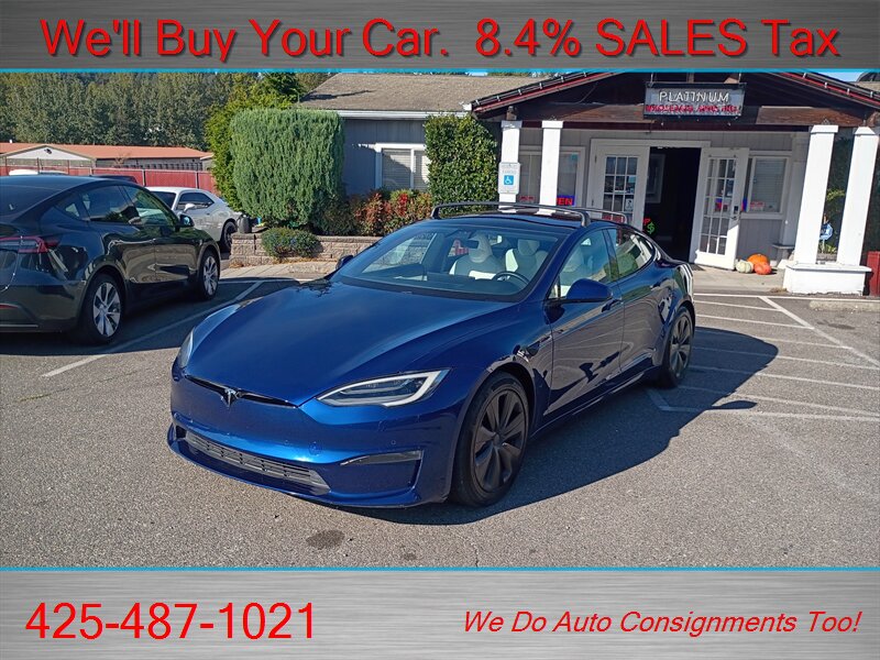 2021 Tesla Model S Long Range   - Photo 1 - Woodinville, WA 98072