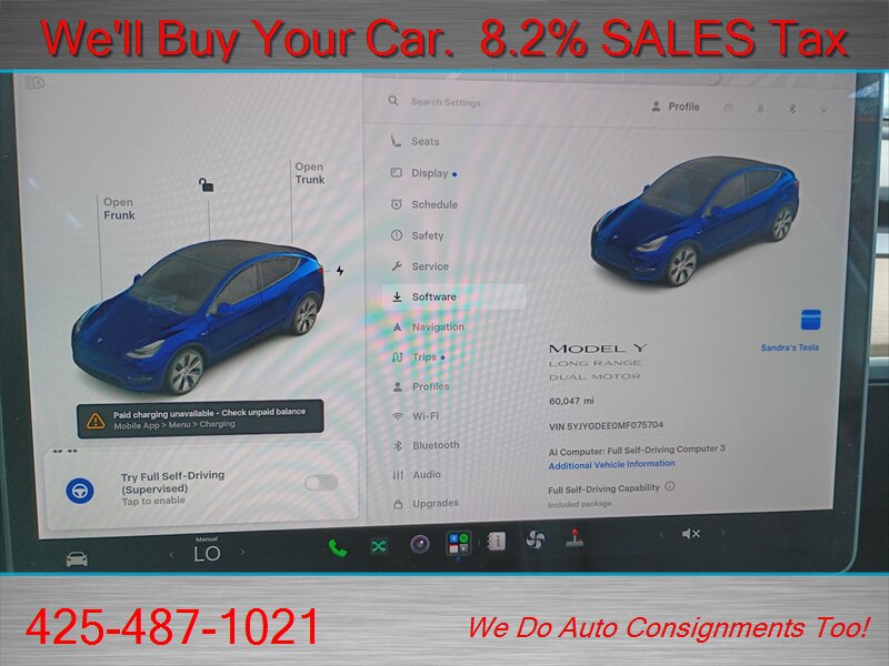 2021 Tesla Model Y Long Range   - Photo 20 - Woodinville, WA 98072