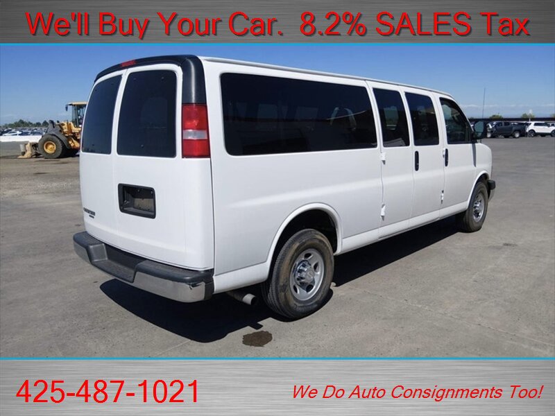 2016 Chevrolet Express LT 3500  ONE TON 15 PASSENGER ROOF LOW MILES - Photo 2 - Woodinville, WA 98072