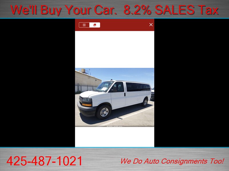 2019 Chevrolet Express LS 3500  RARE 15 PASSENGER - Photo 5 - Woodinville, WA 98072