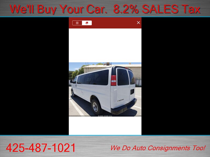 2019 Chevrolet Express LS 3500  RARE 15 PASSENGER - Photo 4 - Woodinville, WA 98072