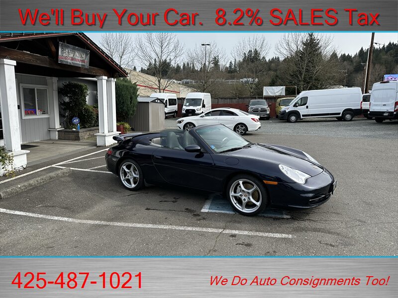 2003 Porsche 911 Carrera 4  AWD CONVERTIBLE WITH HARD TOP TOO - Photo 4 - Woodinville, WA 98072