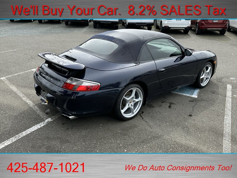 2003 Porsche 911 Carrera 4  AWD CONVERTIBLE WITH HARD TOP TOO - Photo 7 - Woodinville, WA 98072