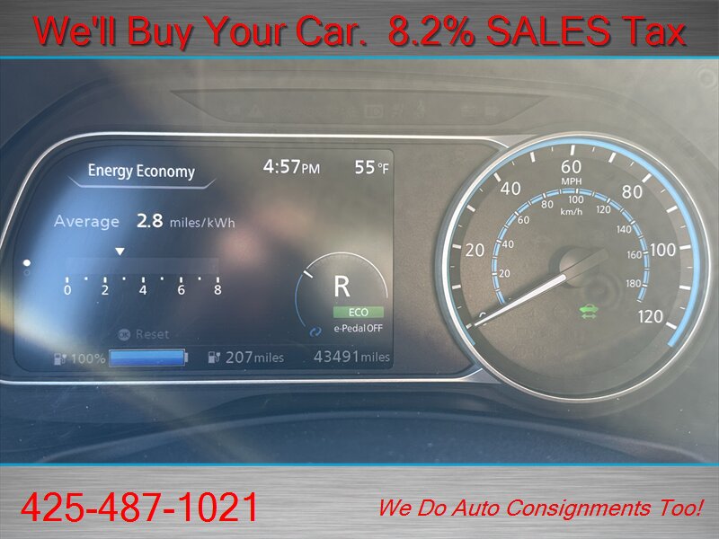 2019 Nissan LEAF SV PLUS  LONG RANGE - Photo 10 - Woodinville, WA 98072