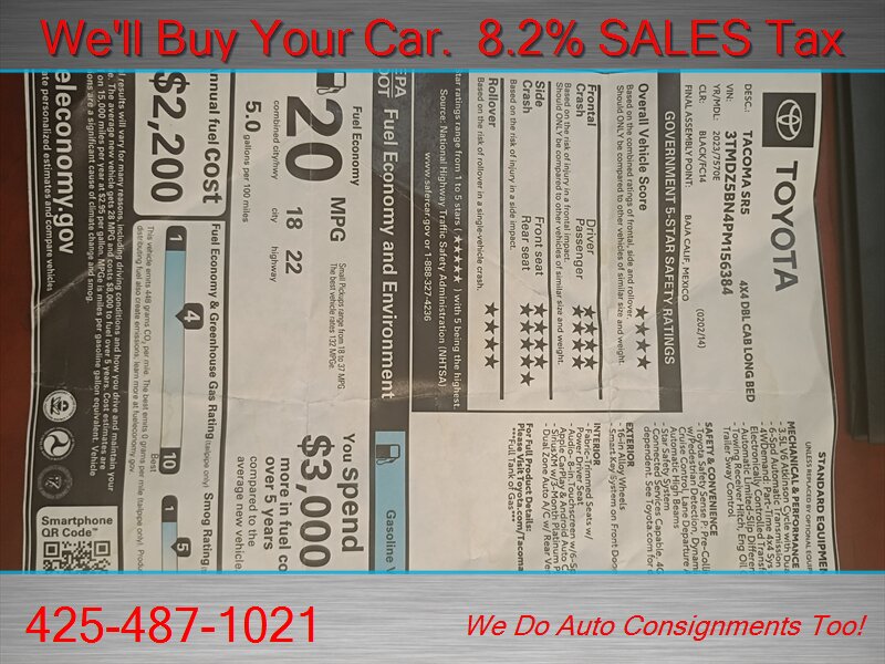 2023 Toyota Tacoma SR5 V6 - Photo 32 - Woodinville, WA 98072