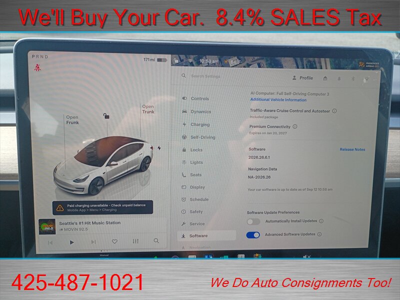 2022 Tesla Model 3 Long Range - Photo 30 - Woodinville, WA 98072