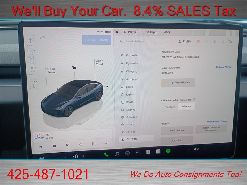 2026 Tesla Model 3 PREMIUM   - Photo 23 - Woodinville, WA 98072