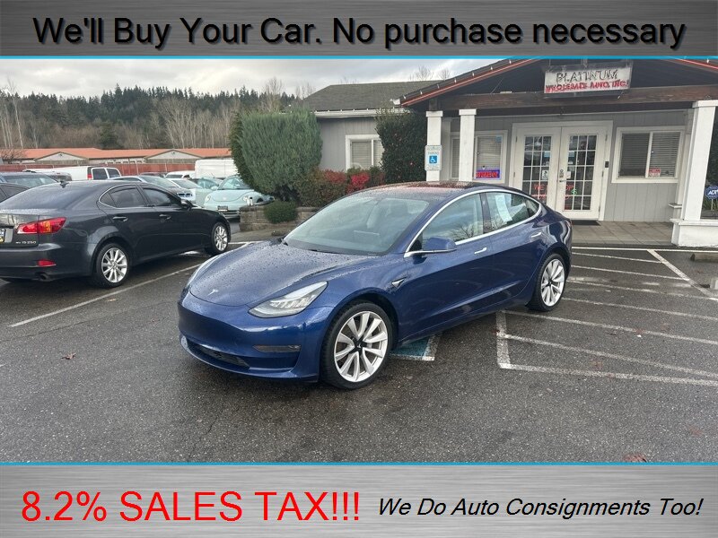 2018 Tesla Model 3 Long Range AWD BOOST AUTO PILOT   - Photo 1 - Woodinville, WA 98072