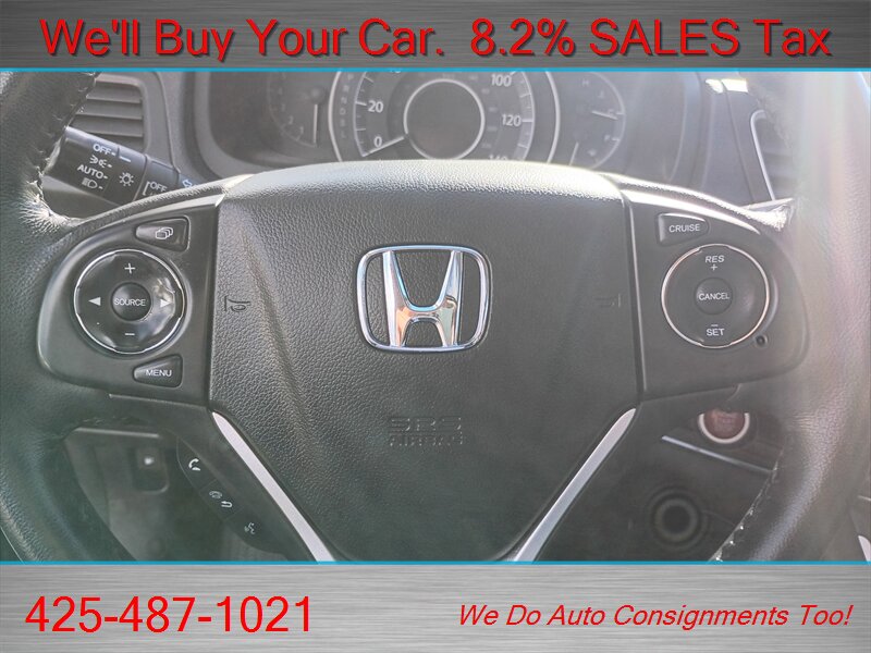2015 Honda CR-V EX-L w/Navi  RARE EX-LEATHER*NAVIGATION - Photo 14 - Woodinville, WA 98072