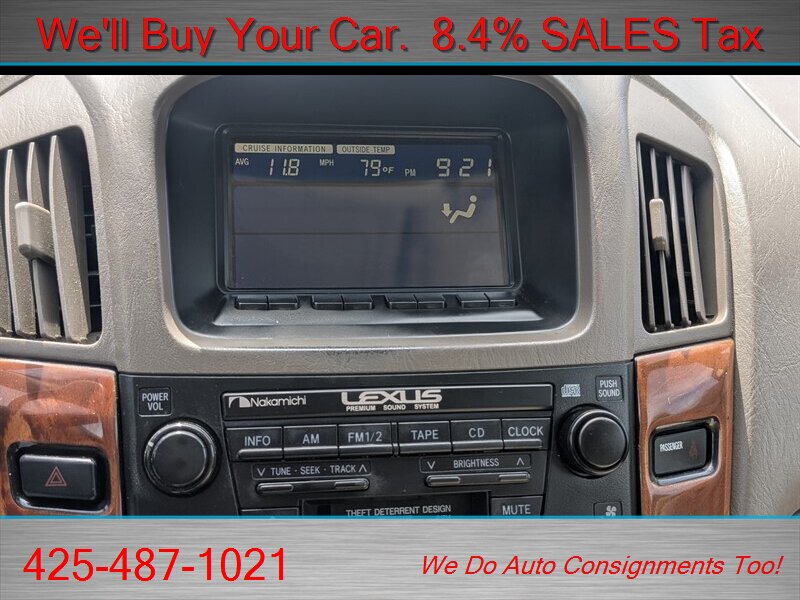1999 Lexus RX 300 - Photo 26 - Woodinville, WA 98072