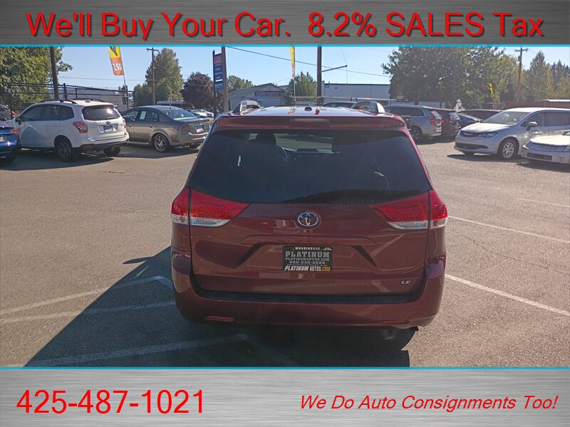 2011 Toyota Sienna LE 8-Passenger RARE 8 PASSENGER - Photo 7 - Woodinville, WA 98072