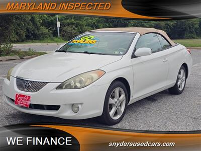 2006 Toyota Camry Solara SLE V6 Convertible