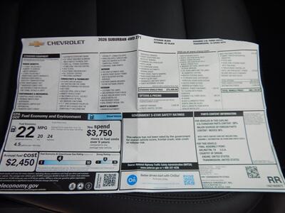 2026 Chevrolet Suburban Z71  4wd - Photo 21 - Angola, IN 46703