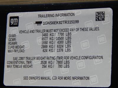2026 Chevrolet Suburban RST  3.0 liter Duramax - Photo 27 - Angola, IN 46703
