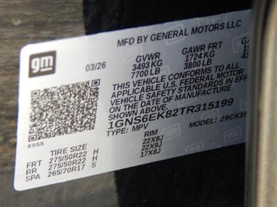 2026 Chevrolet Suburban RST  3.0 liter Duramax - Photo 25 - Angola, IN 46703