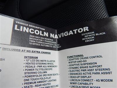 2020 Lincoln Navigator Reserve  4wd - Photo 26 - Angola, IN 46703