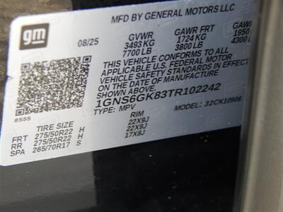 2026 Chevrolet Suburban High Country  4wd - Photo 29 - Angola, IN 46703