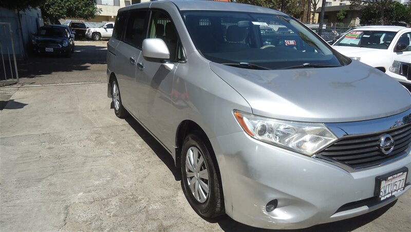 Brilliant Silver 2012 Nissan Quest Minivan Front-Wheel Drive Automatic