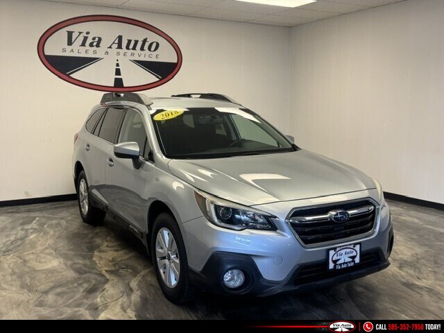Ice Silver Metallic 2018 Subaru Outback Wagon All-Wheel Drive Automatic