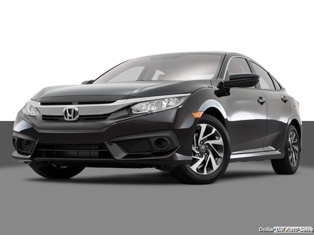 Crystal Black Pearl 2018 Honda Civic Sedan Front-Wheel Drive Automatic