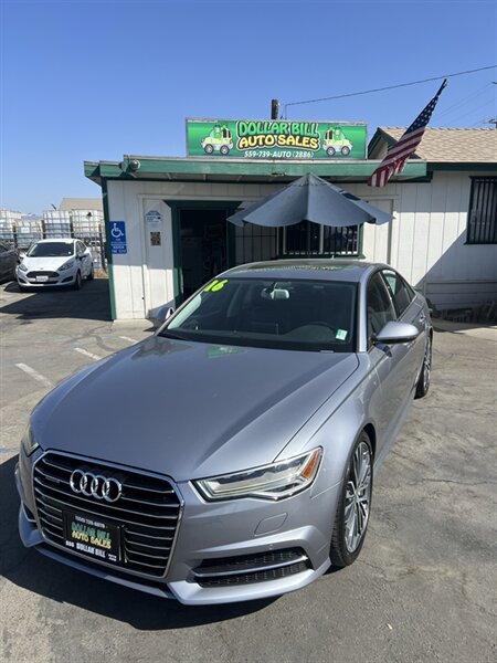 Silver 2016 Audi A6 Sedan All-Wheel Drive Automatic