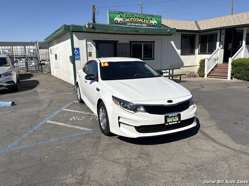 Snow White Pearl 2016 Kia Optima LX Sedan Front-Wheel Drive Automatic