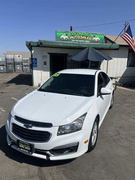 Summit White 2015 Chevrolet Cruze Sedan Front-Wheel Drive Automatic