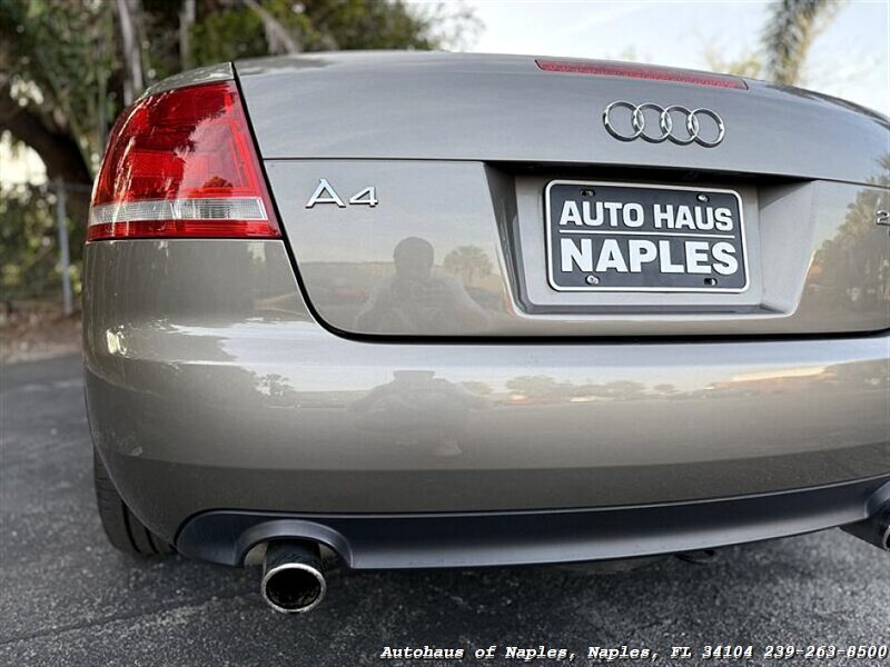 2007 Audi A4 2.0T quattro   - Photo 18 - Naples, FL 34104