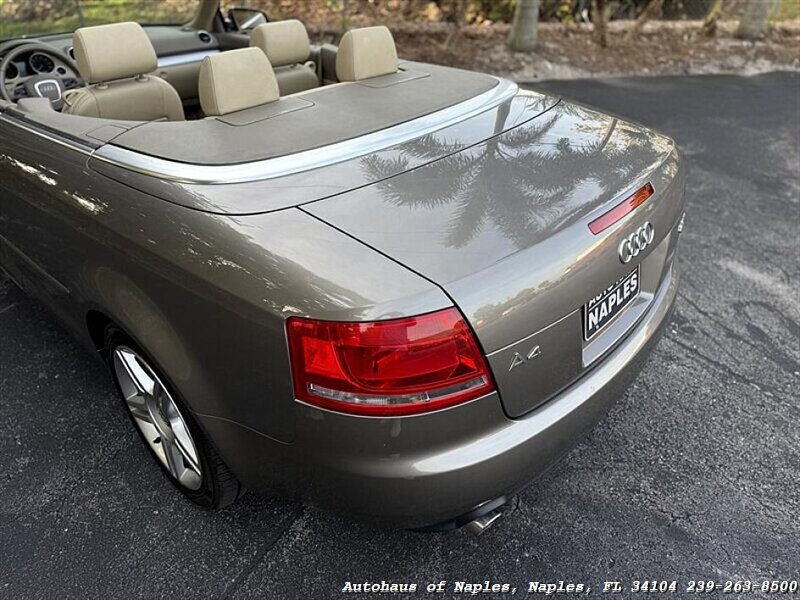 2007 Audi A4 2.0T quattro   - Photo 17 - Naples, FL 34104