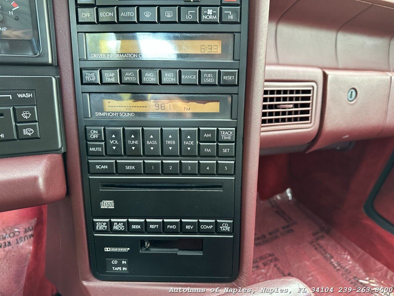 1992 Cadillac Allante   - Photo 38 - Naples, FL 34104