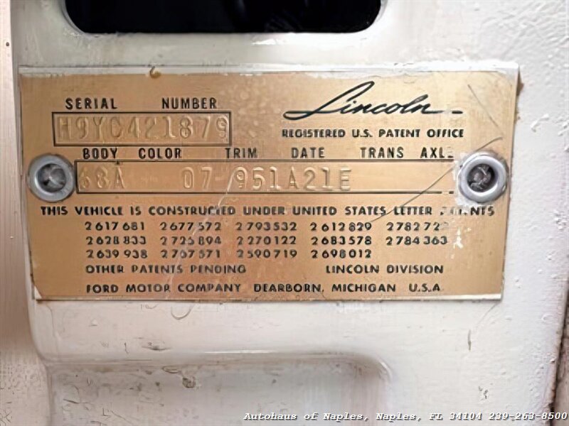 1959 Lincoln Continental   - Photo 82 - Naples, FL 34104