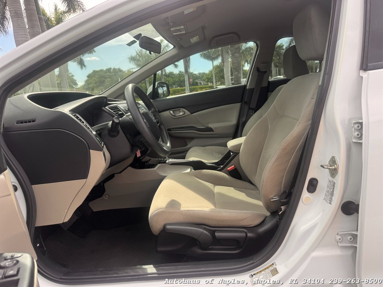 2013 Honda Civic LX - Photo 13 - Naples, FL 34104