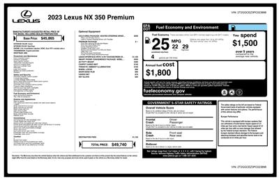2023 Lexus NX 350 Premium   - Photo 68 - Los Angeles, CA 90064
