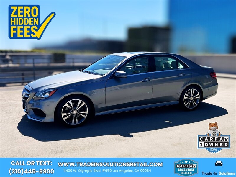Palladium Silver Metallic 2014 Mercedes-Benz E-Class Sedan Rear-Wheel Drive Automatic