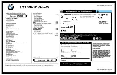 2026 BMW iX xDrive45 M Sport   - Photo 48 - Los Angeles, CA 90064
