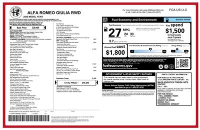 2020 Alfa Romeo Giulia   - Photo 63 - Los Angeles, CA 90064