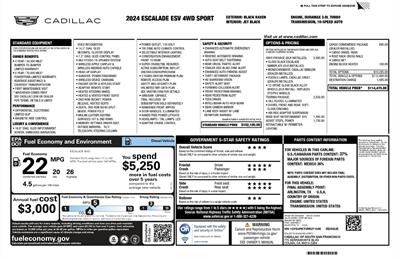 2024 Cadillac Escalade ESV 4WD TDSL SPORT - Photo 41 - Los Angeles, CA 90064