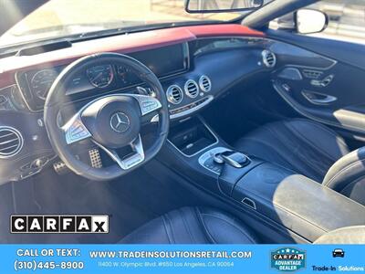 2017 Mercedes-Benz Convertible S 63 AMG 4MATIC   - Photo 38 - Los Angeles, CA 90064