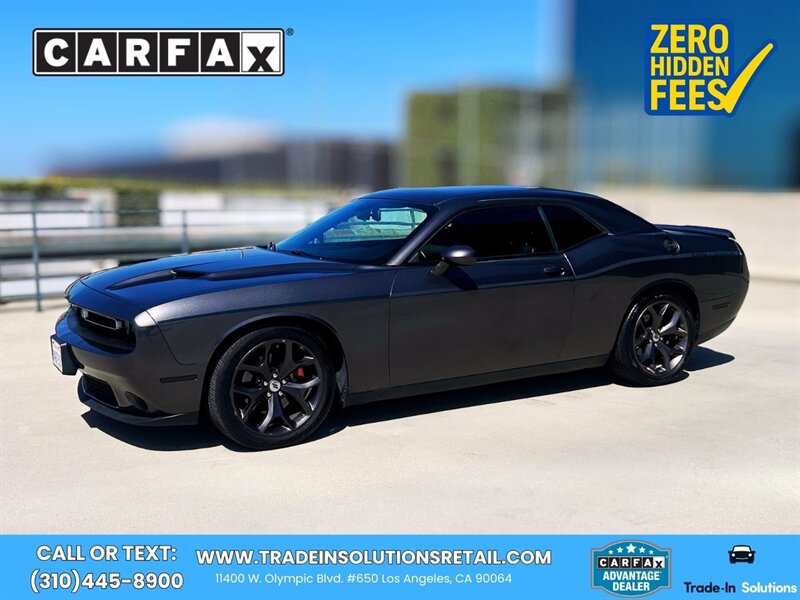 Granite Pearl Coat 2018 Dodge Challenger Coupe Rear-Wheel Drive Automatic