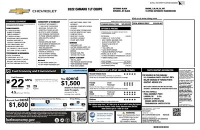 2022 Chevrolet Camaro LT RS   - Photo 3 - Los Angeles, CA 90064