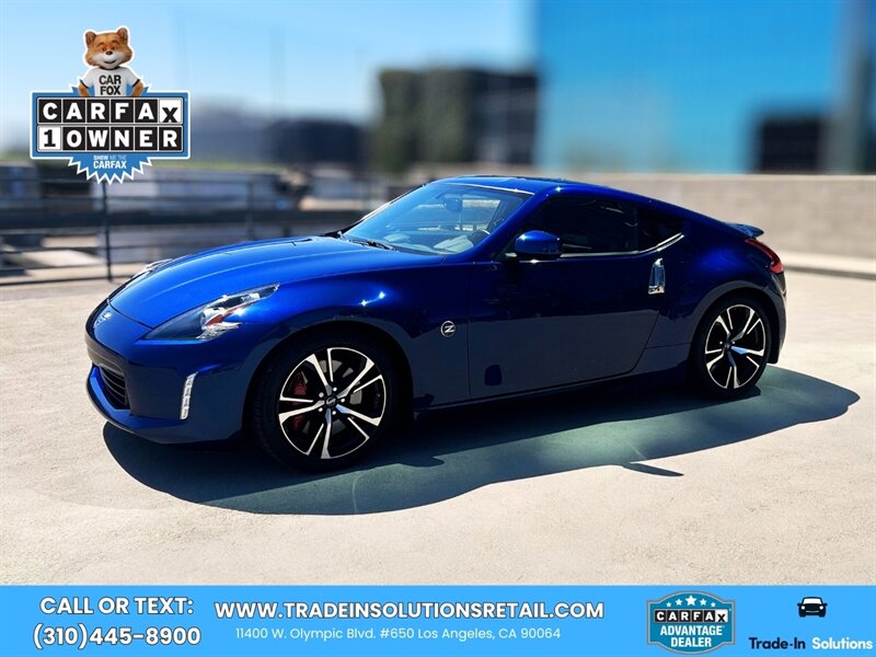 Deep Blue Pearl Metallic 2020 Nissan 370Z Sport RWD Coupe Rear-Wheel Drive Automatic