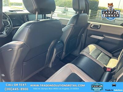2022 Ford Bronco Wildtrak Advanced AWD High Package   - Photo 45 - Los Angeles, CA 90064