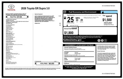 2026 Toyota Supra 3.0  GR - Photo 57 - Los Angeles, CA 90064
