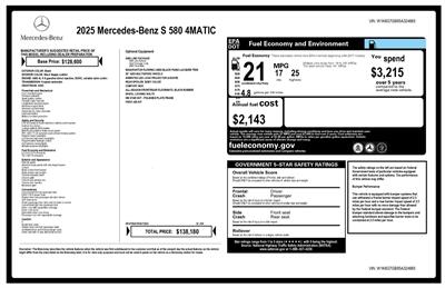 2025 Mercedes-Benz S 580 4MATIC AMG LINE PACKAGE - Photo 62 - Los Angeles, CA 90064