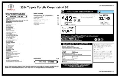 2024 Toyota Corolla Cross Hybrid SE AWD - Photo 46 - Los Angeles, CA 90064