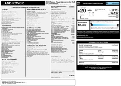 2022 Land Rover Range Rover P400 HSE Westminster Edit   - Photo 52 - Los Angeles, CA 90064