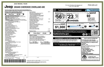 2022 Jeep Grand Cherokee 4XE OVERLAND - Photo 11 - Los Angeles, CA 90064